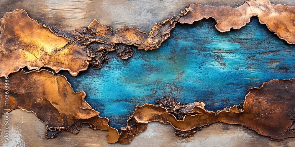 Naklejka premium copper and bronze abstract design concept