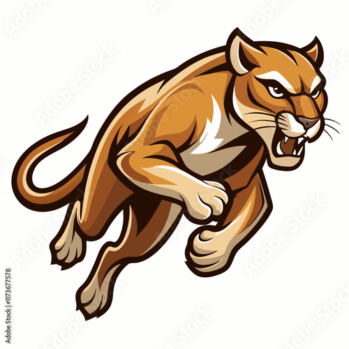 vector, mascot, animals, illustration, wild, cat, head, sports, face, panther, feline, team, symbol, puma, wildcat, claw, fang, aggression, mountain lion, school, predator, roaring, cougar, tattoo, bl