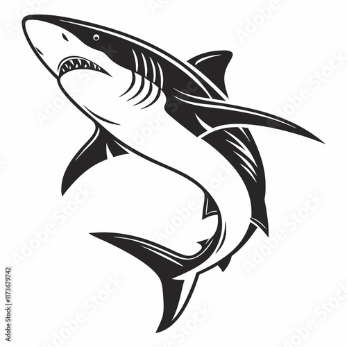 shark, silhouette, vector, illustration, ocean, predator, marine, animal, wildlife, sea, fish, sharp, wave, beach, aquatic, danger, fin, blue, swimming, hunting, carnivore, deep, nature, oceanic, coas