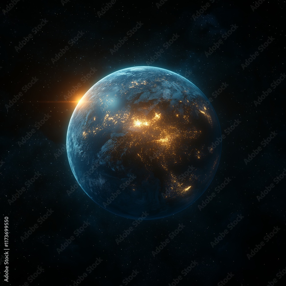 Obraz premium Planet in Peril........