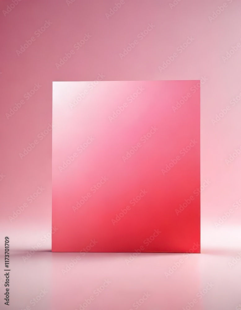 Naklejka premium Hues of pink and red gradient fading into soft white, graphics, vintage vibe