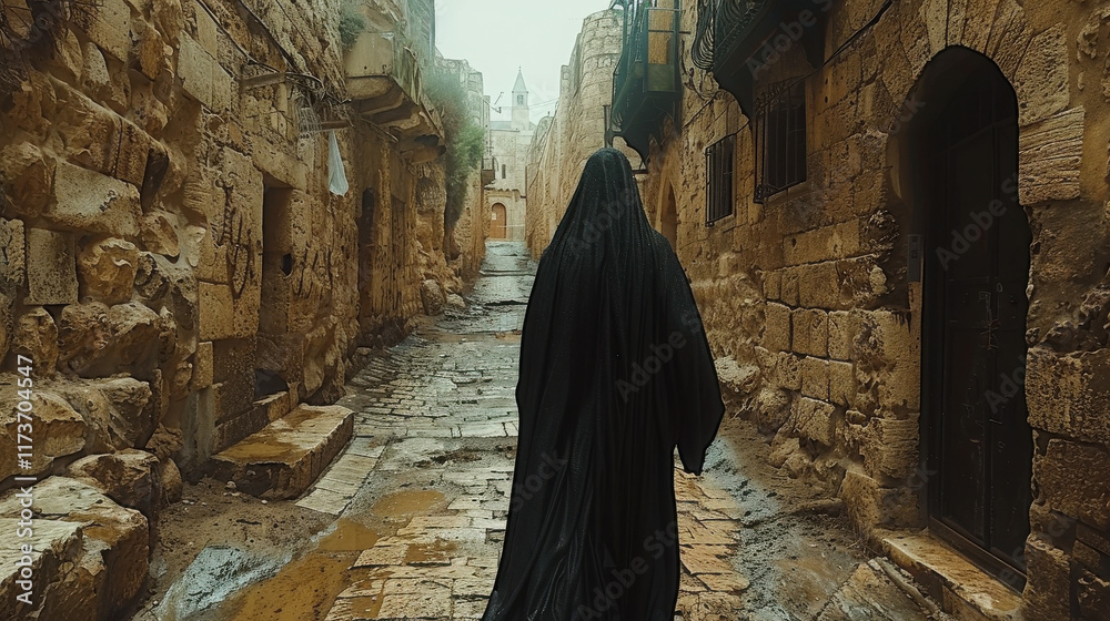 Obraz premium Pictures of ancient Jerusalem historical and landmarks․
