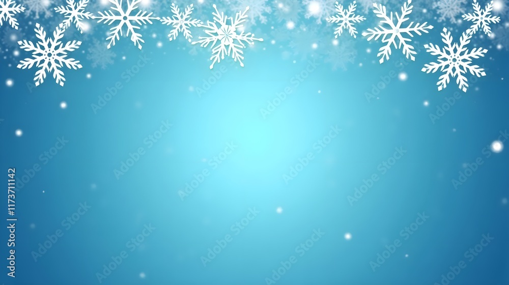 Beautiful festival merry christmas snowflake blue background Beautiful festival merry christmas snowflake blue background