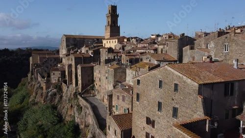 Drone Footage of Pitigliano’s Stunning Tuff Rock Formations