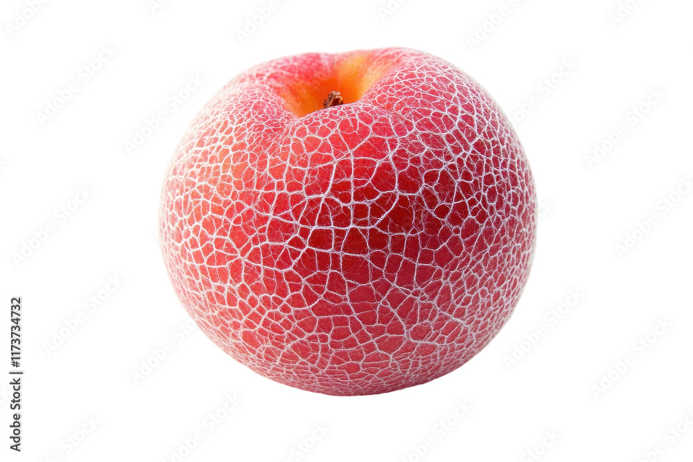 Fresh and ripe peach with vibrant colors isolated on a white background perfect for culinary presentations and healthy eating concepts Fresh and ripe peach with vibrant colors isolated on a white background perfect for culinary presentations and healthy eating concepts