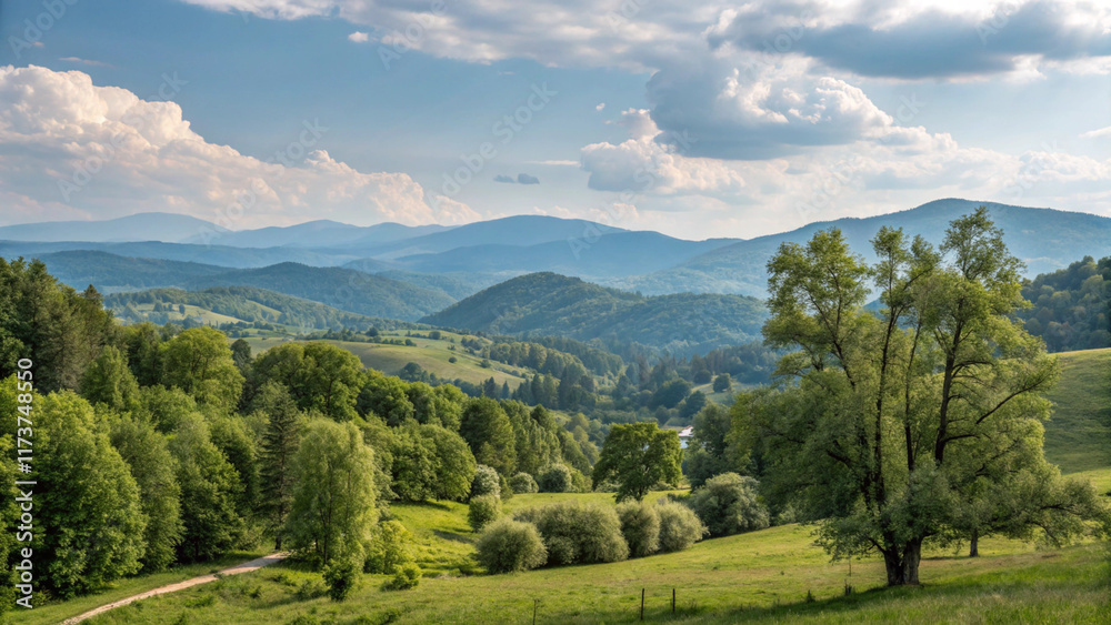 Naklejka premium landscape