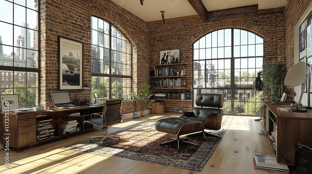 Modern Loft Apartment with Panoramic City Views Modern Loft Apartment with Panoramic City Views