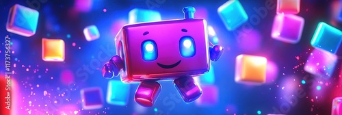 2D animated blockchain 