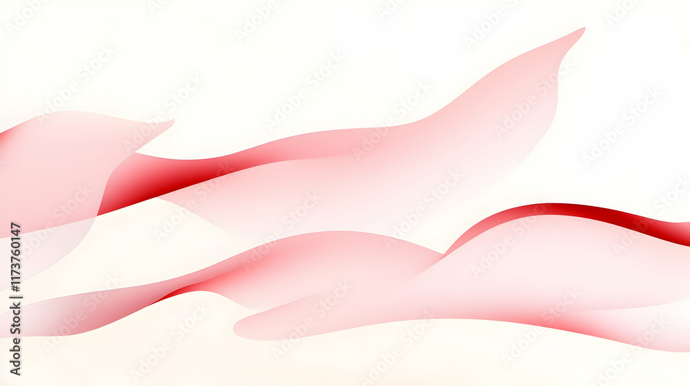 Abstract red and white flowing curves design, ideal for backgrounds or website headers. Abstract red and white flowing curves design, ideal for backgrounds or website headers.