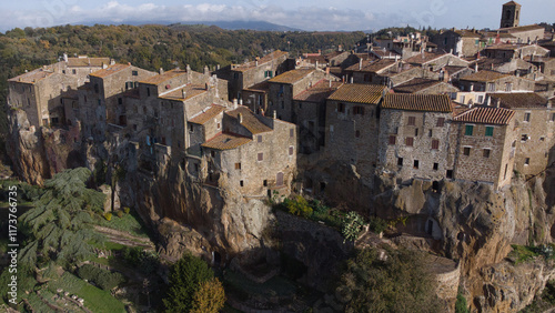 The Natural Beauty of Pitigliano’s Tuff Rock Formation