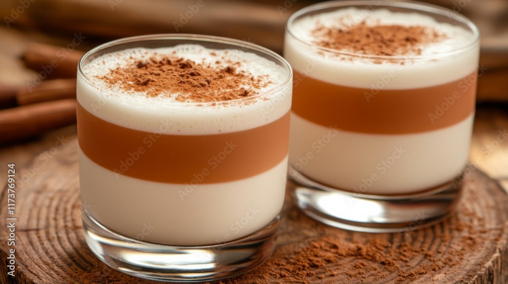 Delicious Rich Layered Drinks with Textures Delicious Rich Layered Drinks with Textures