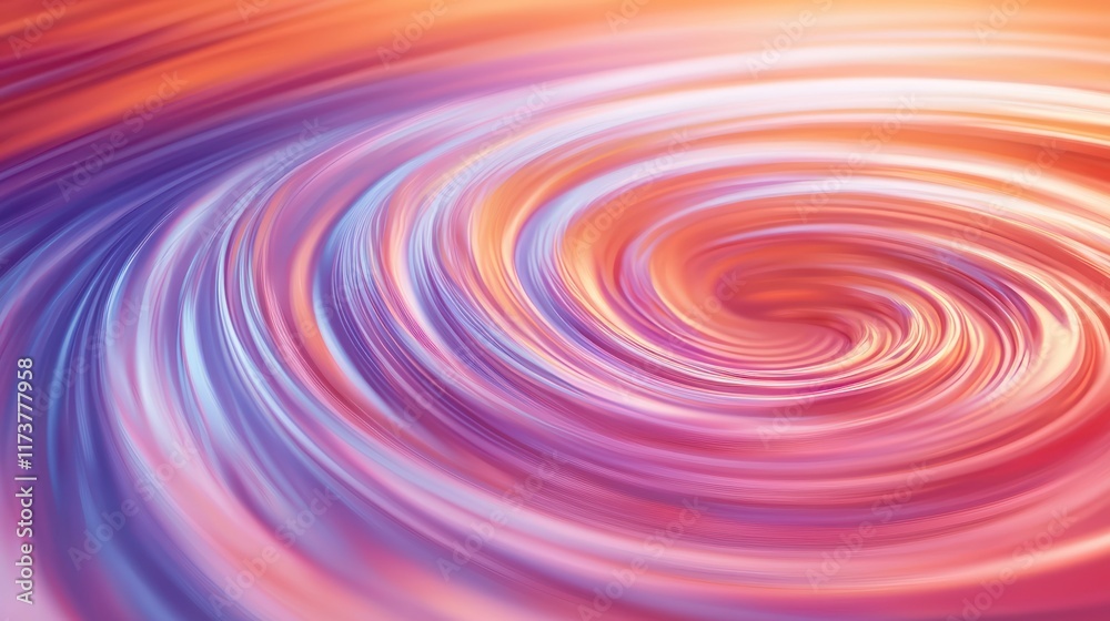 Obraz premium Abstract Swirling Vortex of Vibrant Hues
