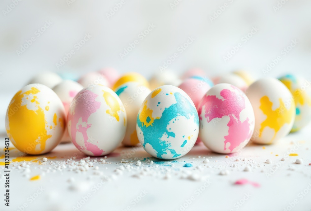 easter eggs in a nest easter eggs in a nest