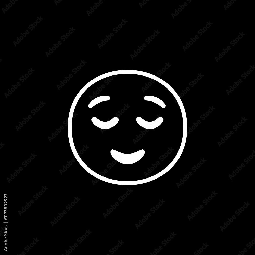 Fototapeta premium Smiling Face with Smiling Eyes Emoji 