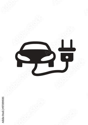 ELECTRIC CAR ICON IMAGEN 