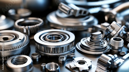 Wallpaper Mural High Detail Dynamic Parts on Clean Background Torontodigital.ca