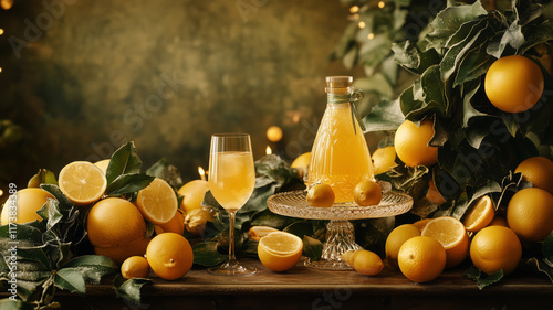 Bright and refreshing lemon delights for a festive celebration photo