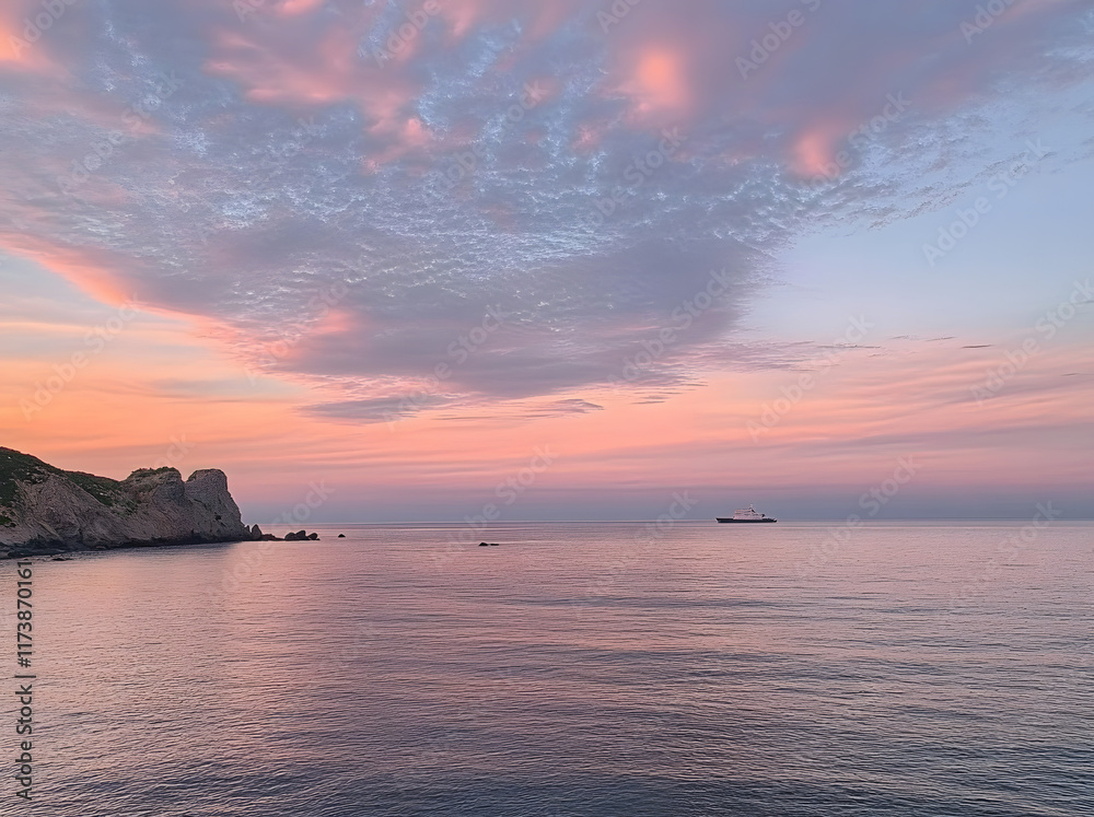 Sea sunrise on ocean beach. Sunset seascape at summer vacation. Sunrise with sea view. Scenic horizon view at sea on sunset. Romantic summer vacation view on seascape Sea sunrise on ocean beach. Sunset seascape at summer vacation. Sunrise with sea view. Scenic horizon view at sea on sunset. Romantic summer vacation view on seascape