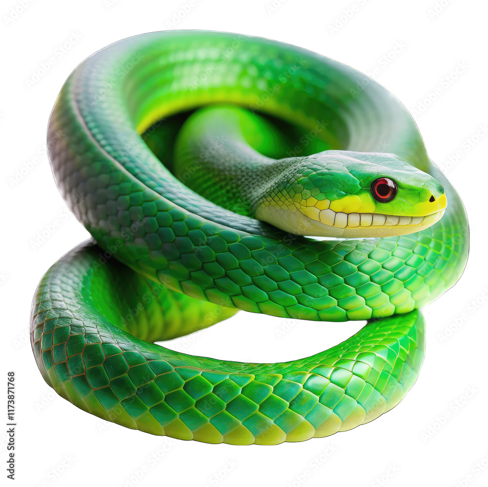 Fototapeta premium green snake