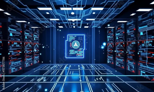 Futuristic Data Center: Digital Core of Innovation