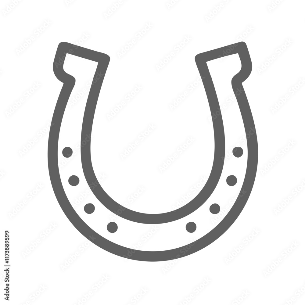 horseshoe icon vector horseshoe icon vector