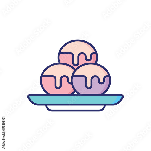 Mini Donut vector icon photo