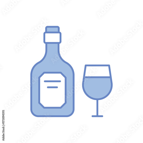 Wine  vector icon