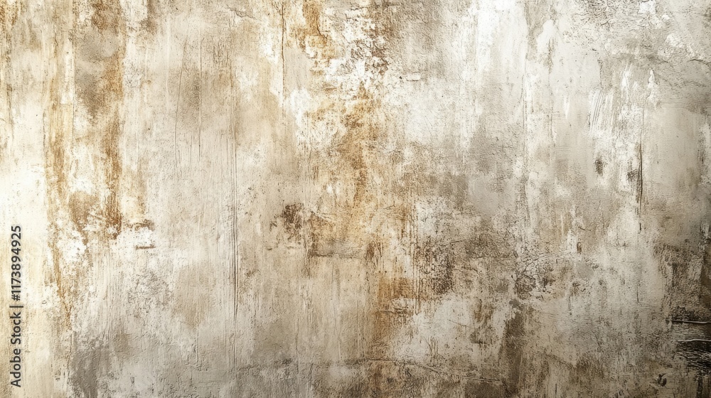 Fototapeta premium Textured wall with aged patina offering a glimpse into rustic charm and history in artistic interior design. Generative AI