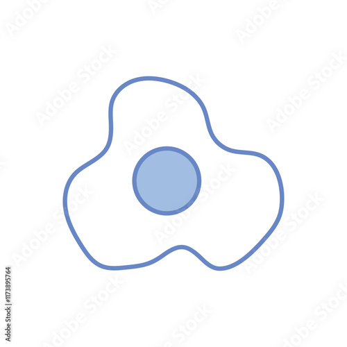 Fried Egg vector icon