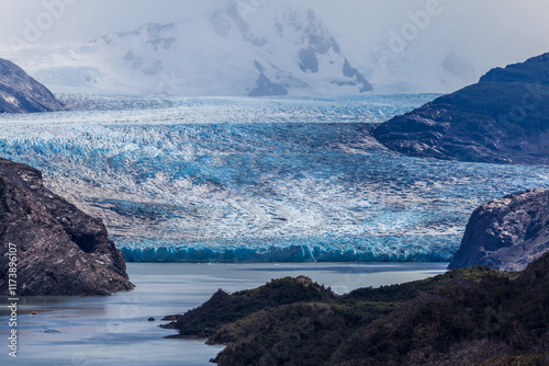 Nice view of Torres Del Paine National Park, Chile.
