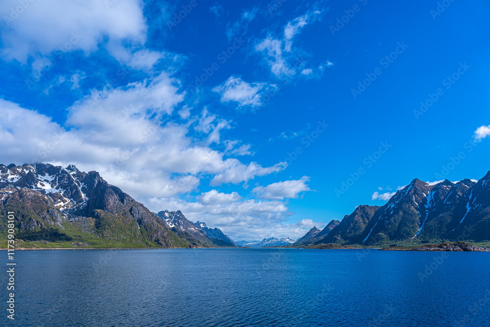 Svolvær Mountain Coast, Lofoten Islands, Norway Svolvær Mountain Coast, Lofoten Islands, Norway