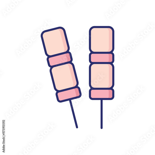 Skewer vector icon