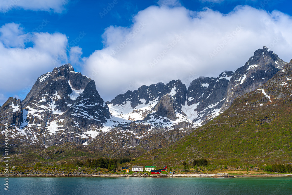 Svolvær Mountain Coast, Lofoten Islands, Norway Svolvær Mountain Coast, Lofoten Islands, Norway