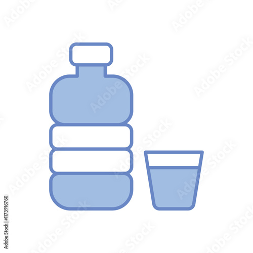 Mineral Water vector icon