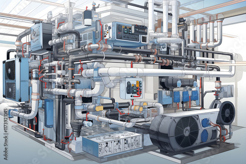 Comprehensive Collection of HVAC (Heating, Ventilation, and Air Conditioning) Equipment and Tools