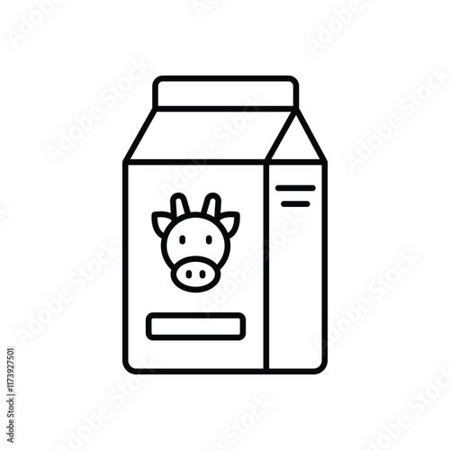 Milk vector icon