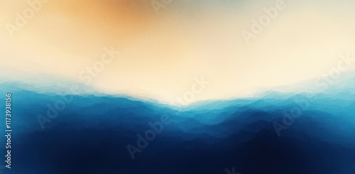 Wallpaper Mural Blue Beige Gradient Background Soft Light Noise Texture Abstract Poster Design Torontodigital.ca