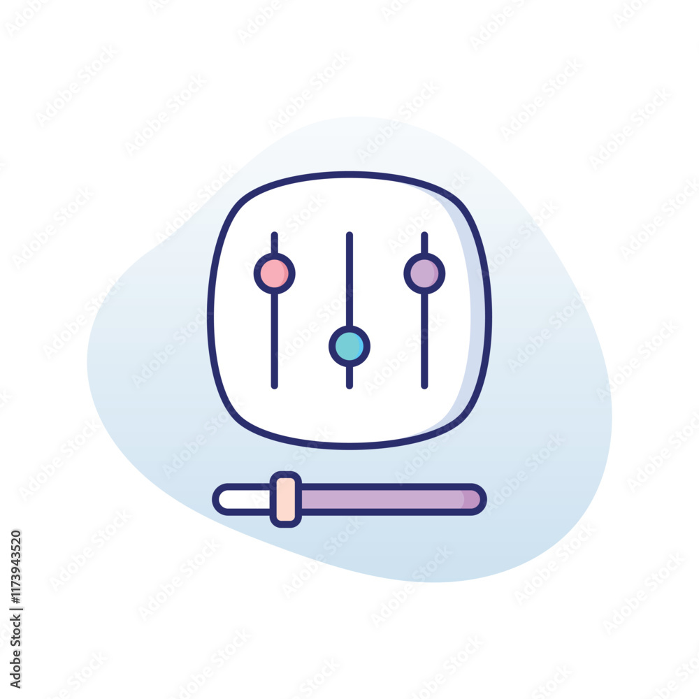 Equalizer vector icon Equalizer vector icon