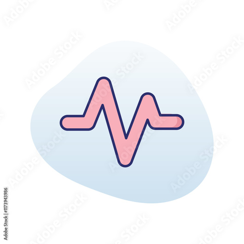 Waveform  vector icon