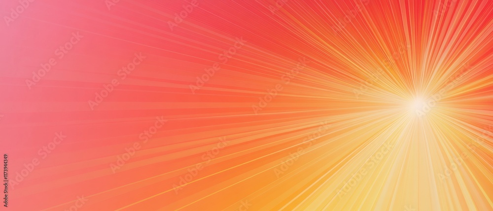 Obraz premium Radiant Abstract Background with Warm Gradient and Light Rays