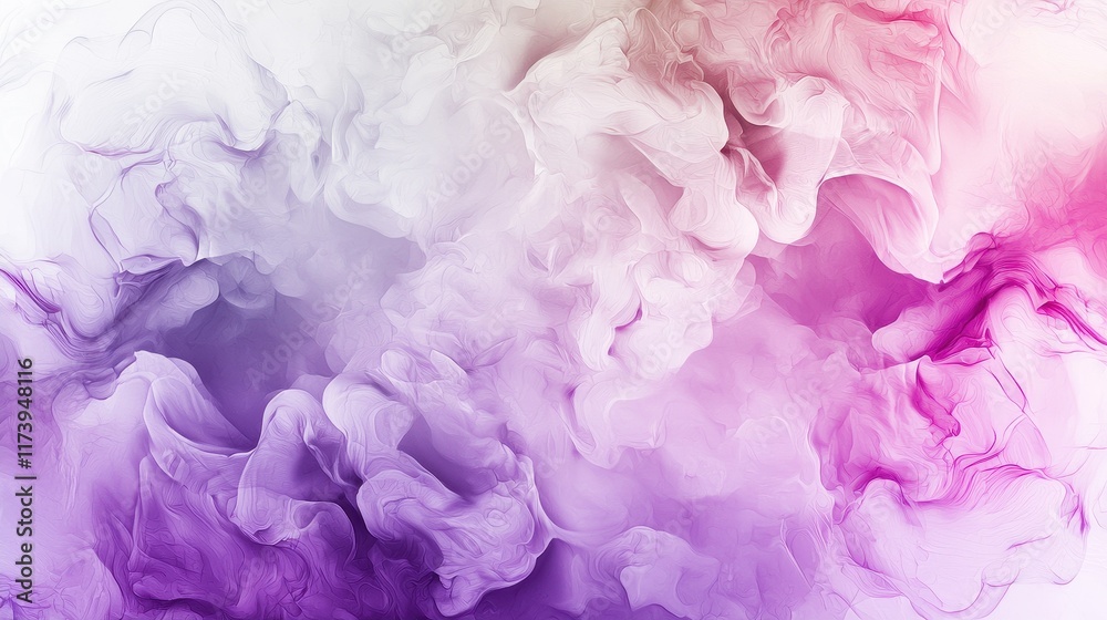 Fototapeta premium Light and Ethereal Watercolor Abstract Minimalist Wallpaper Design