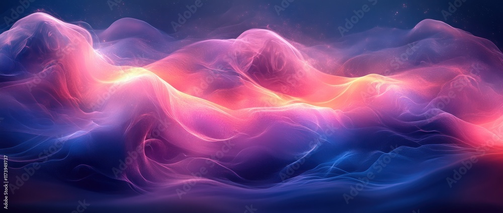 Vibrant Gradient Background Ethereal Glow Soft Lighting Abstract Design in Blue Purple Pink Neon Colours Vibrant Gradient Background Ethereal Glow Soft Lighting Abstract Design in Blue Purple Pink Neon Colours