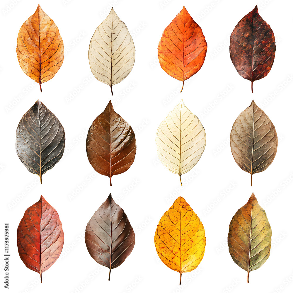 Vibrant Collection of Nine Distinctively Colored Leaves Showcasing Nature's Palette in an Artistic and Playful Display of Autumnal Beauty and Diversity Vibrant Collection of Nine Distinctively Colored Leaves Showcasing Nature's Palette in an Artistic and Playful Display of Autumnal Beauty and Diversity