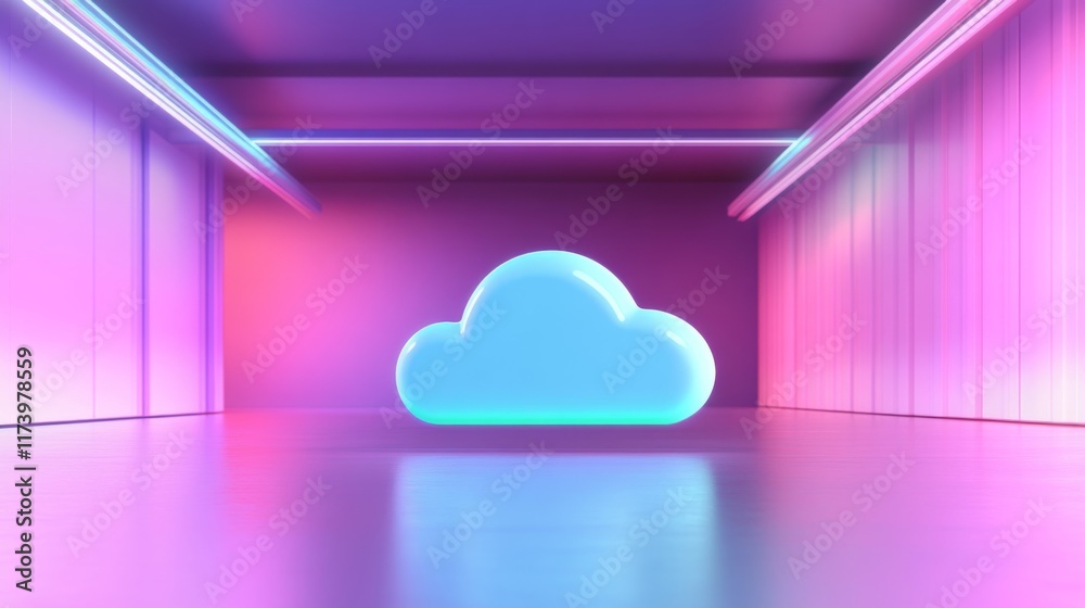 Modern Cloud Storage Solutions in Soft Focus Lighting Modern Cloud Storage Solutions in Soft Focus Lighting