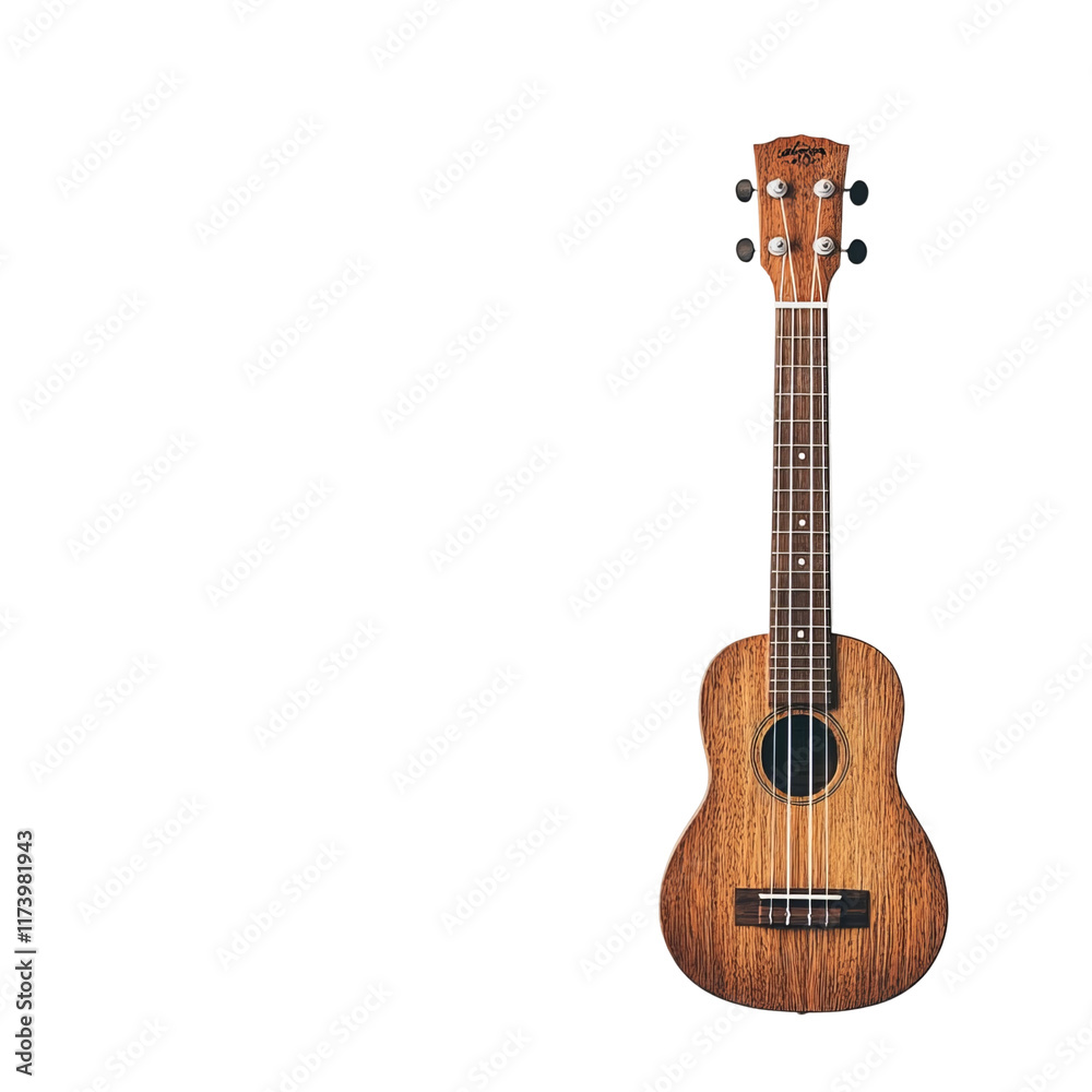 Obraz premium a classic ukulele in white background