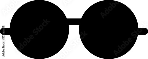 sunglass Vector Silhouette Illustration, icon