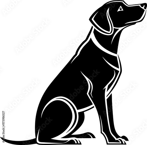 dog Vector Silhouette Illustration