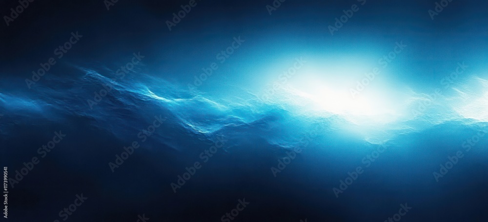 Obraz premium Blue Gradient Background Abstract Expressionism Graphic Design Texture