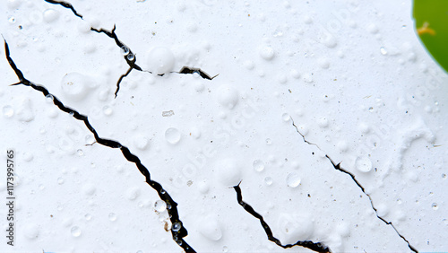 many condensed water droplets on white stone, moisture, globule