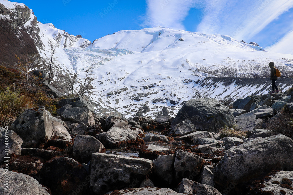 Obraz premium snow covered mountains